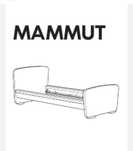 Zestaw mebli dziecięcych IKEA Mammut