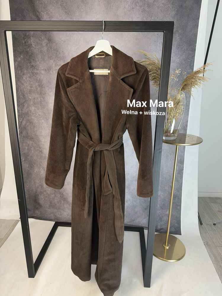 Płaszcz Max Mara welniany długi