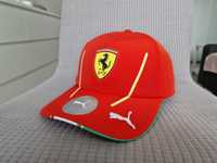 Czapka Scuderia Ferrari, F1 2024, Puma, Charles Leclerc, Carlos Sainz,