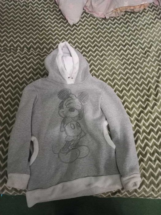 Худі сіре з прінтом