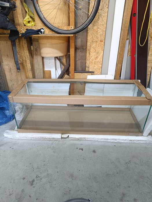 akwarium 150x50x50. Front Optiwhite.