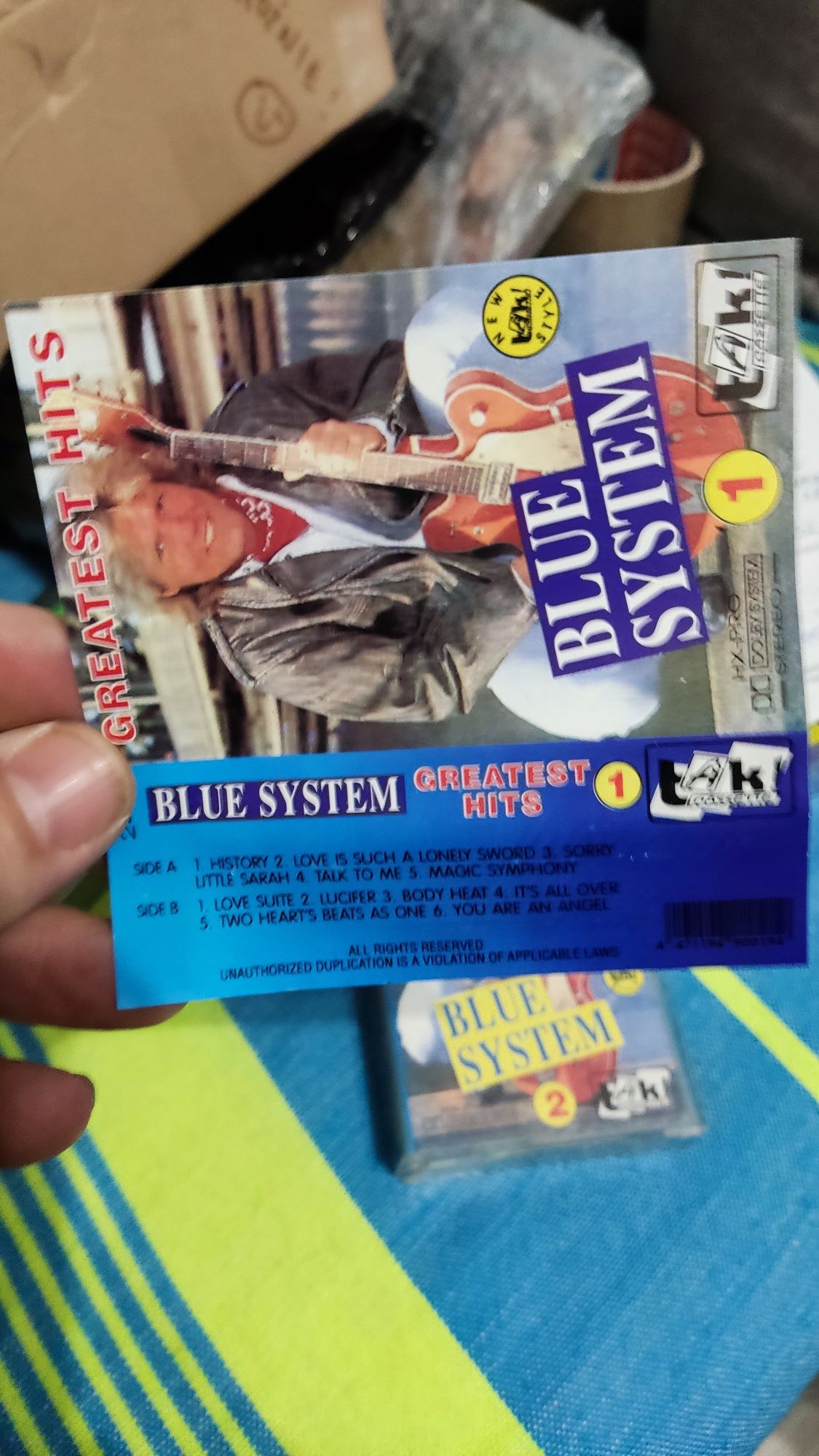 Blue System Greatest hits 1. Kaseta z firmy Takt