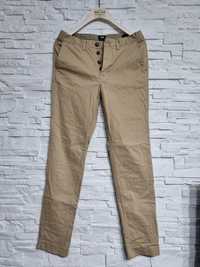 Spodnie chinosy h&m 44 slim fit