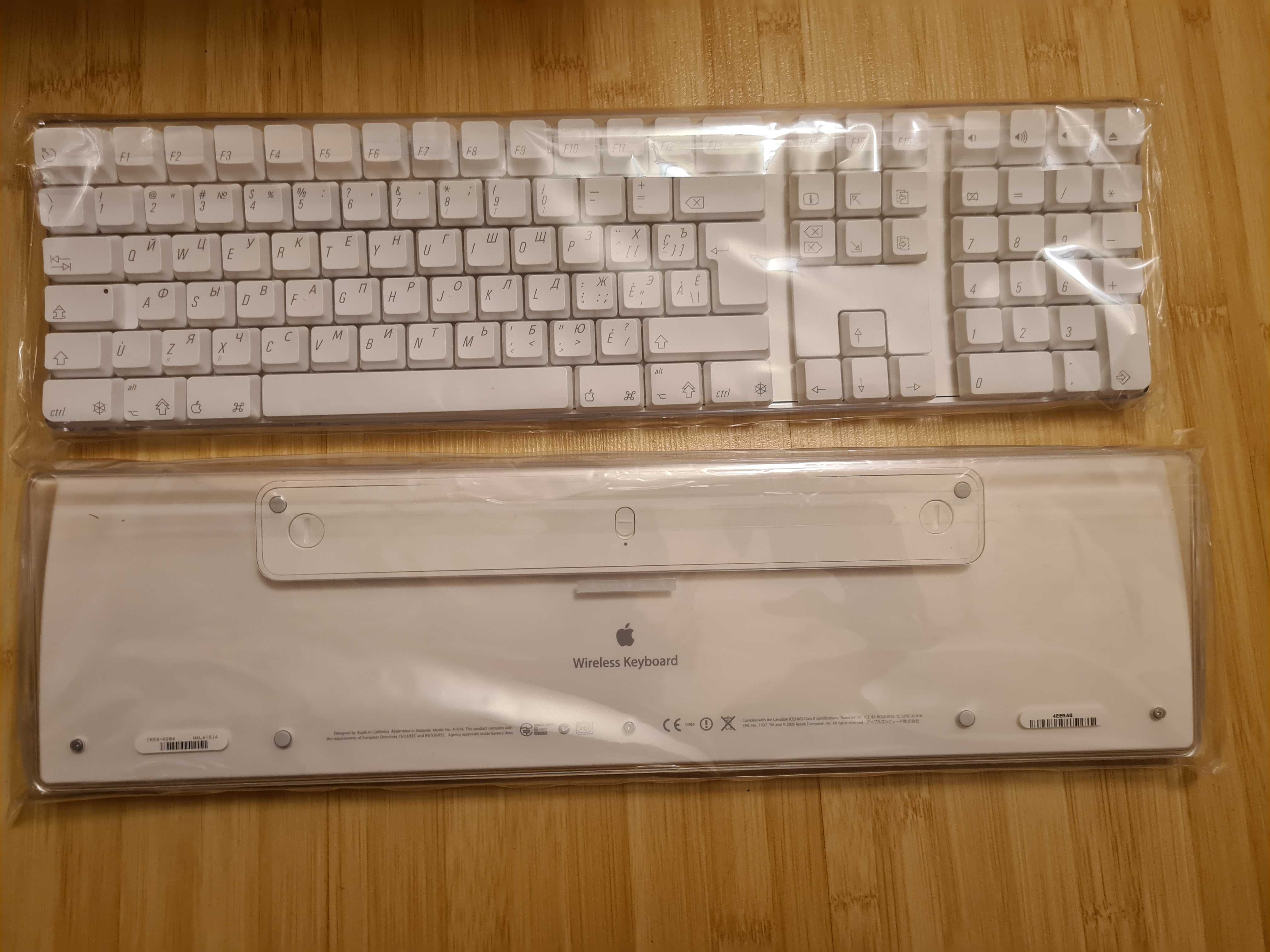 Клавиатури Apple Keyboard A1016 Bluetooth кирилиця НОВІ!