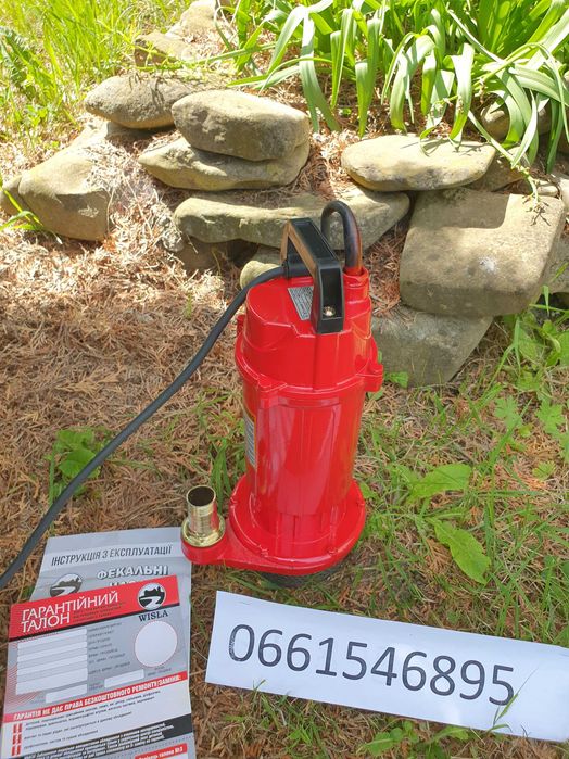 Насос 1,5 Kw фекальный дренажный фекальний дренажний (ДОСТАВКА ПОШТОЮ)