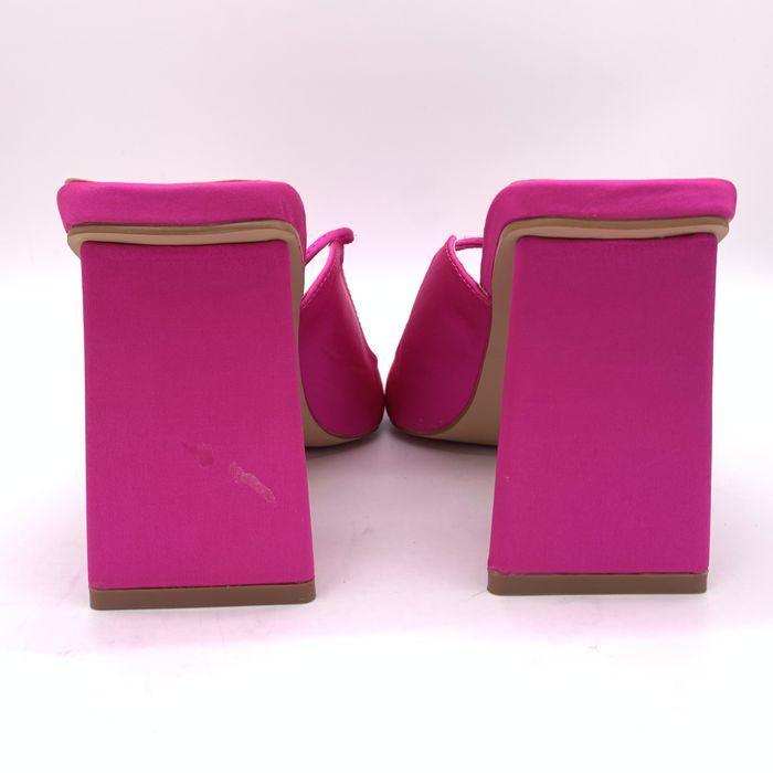 Buty damskie czółenka na klocku RAID RISHITA HOT PINK SATIN rozmiar 41