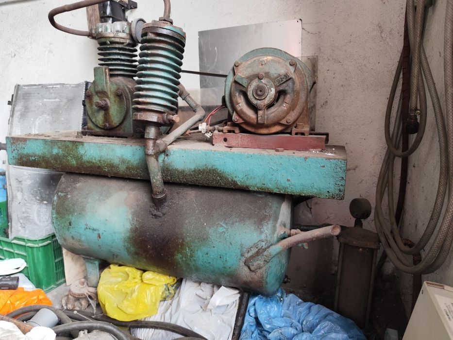 Kompresor sprężarka 1.7kW 3 fazowa 50 litrów siłowy osuszacz 3f 50l