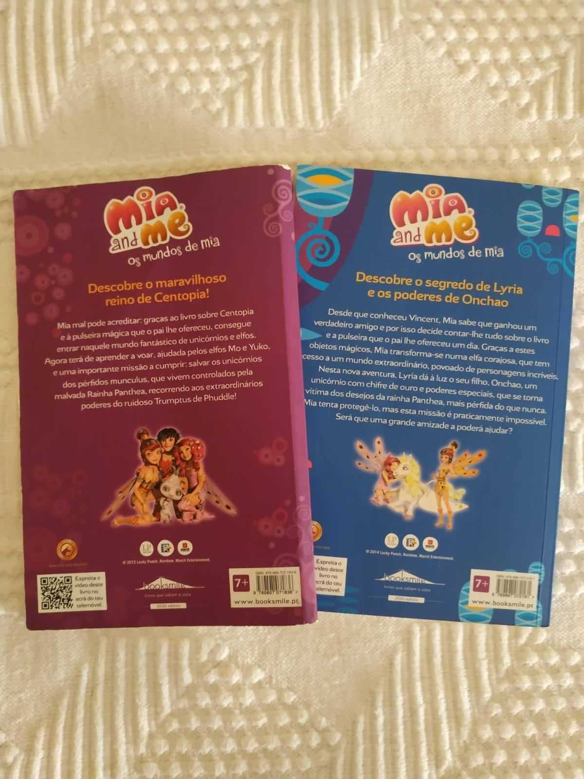 Livros menina Sou Luna , Mia and Me, Diário de uma Tótó