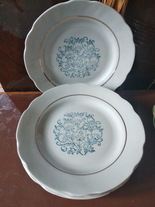 Набір тарілок Коростень, блюдця