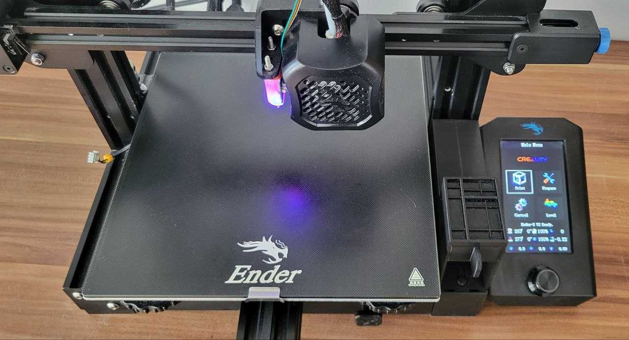 Drukarka 3D Creality Ender 3 V2 + 3D-Touch + filamenty + akcesoria