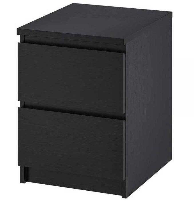 Malm Ikea cómodas e blocos de duas gavetas, pret-cast, 40x55 cm