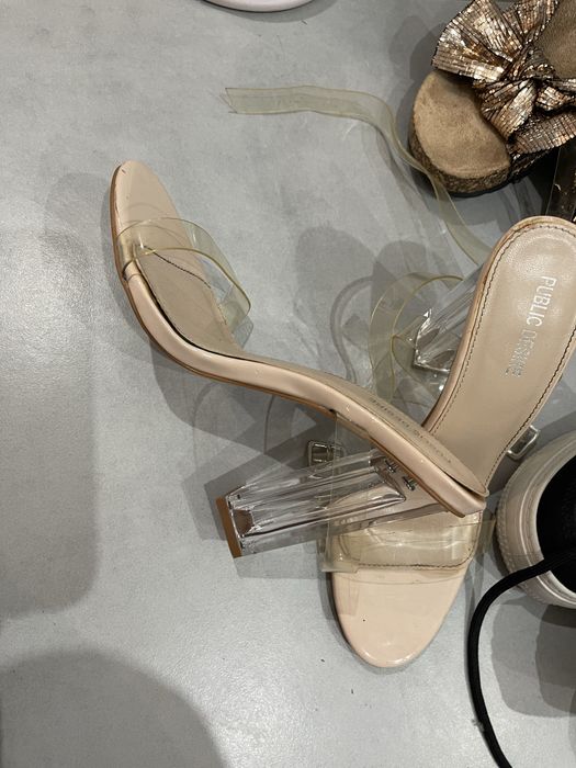 Zestaw buty szpilki sportowe klapki sandalki 36 37