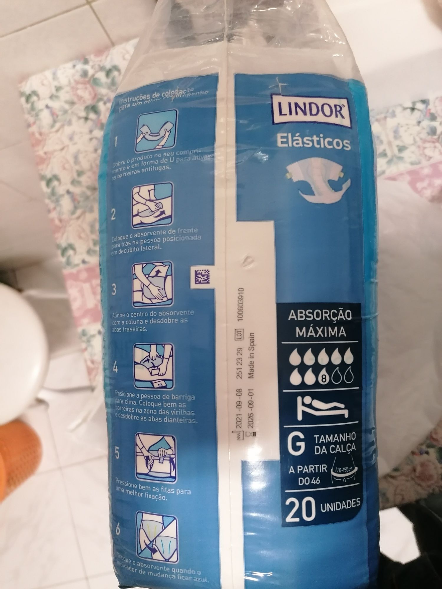 Fraldas incontinência para desocupar
