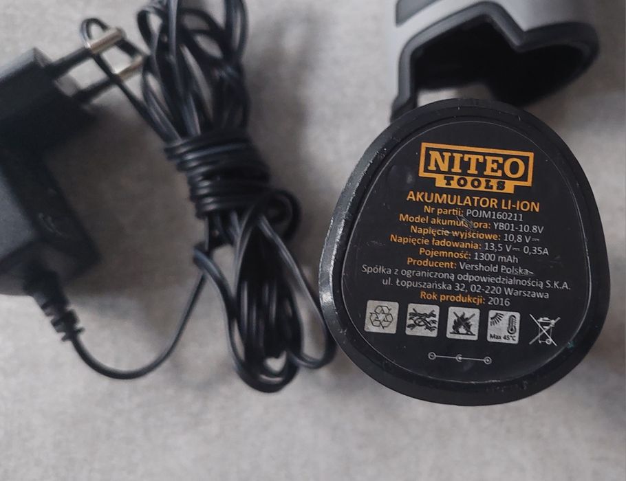 Wiertarko-wkrętarka 12V NiteoTools