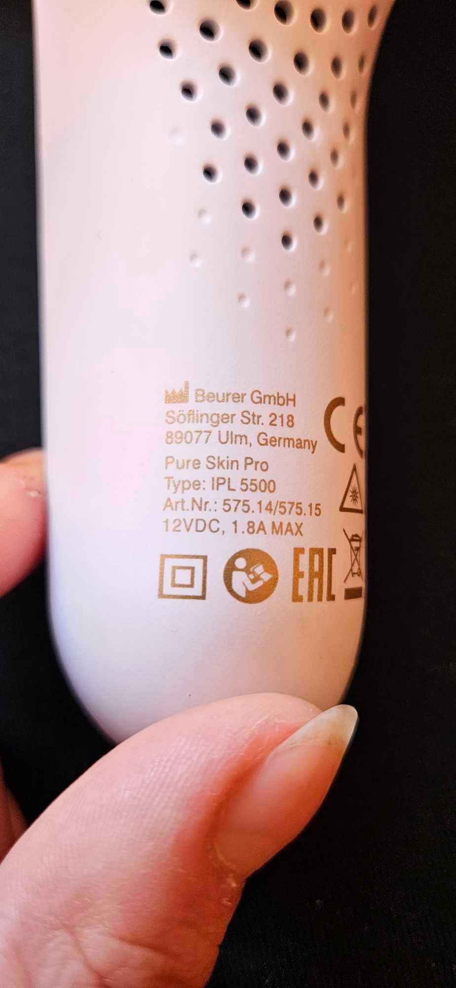 Depilator laserowy Beurer ipl 5500 pure skin pro
