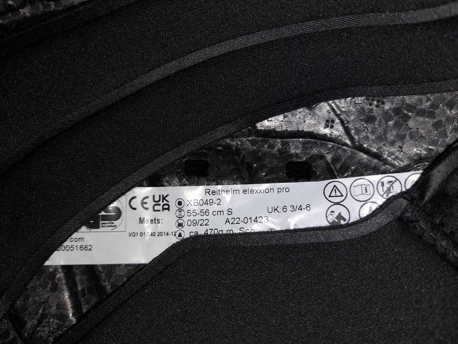 Kask jeździecki Uvex Exxential pro r. S/M 55-56 cm