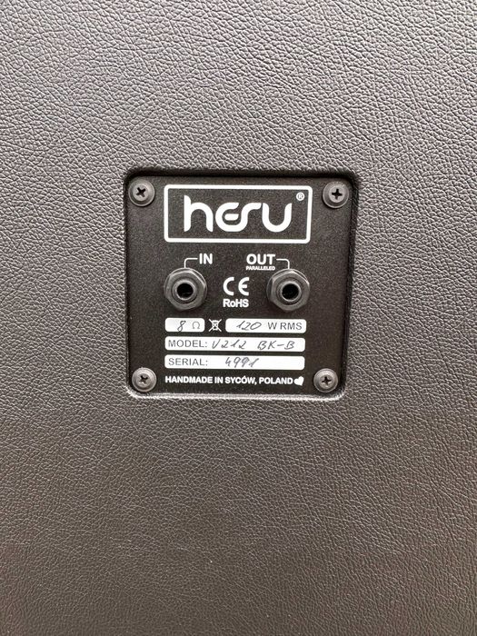 kolumna gitarowa HESU V212BK-B 8 ohm, b-stock + pokrowiec