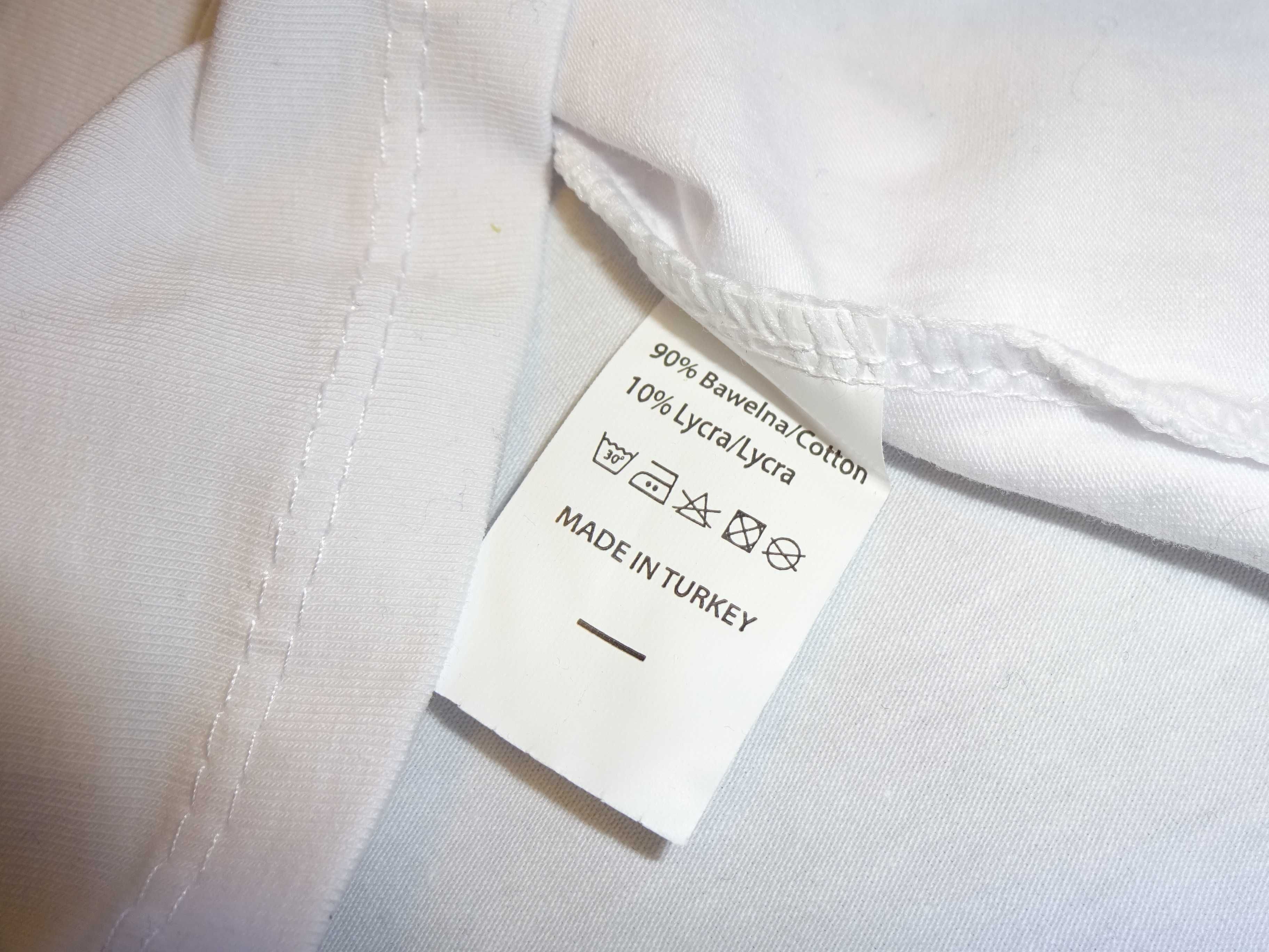 GUCCI biała bawełniana koszulka tshirt bluzka na krótki rękaw M