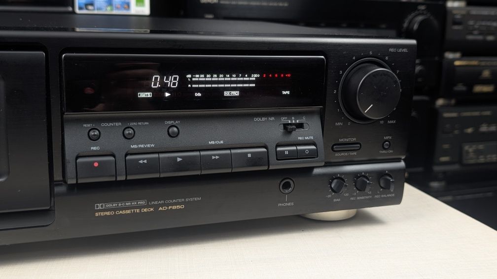 Aiwa AD-F850 Wysokiej klasy magnetofon 3 głowicowy