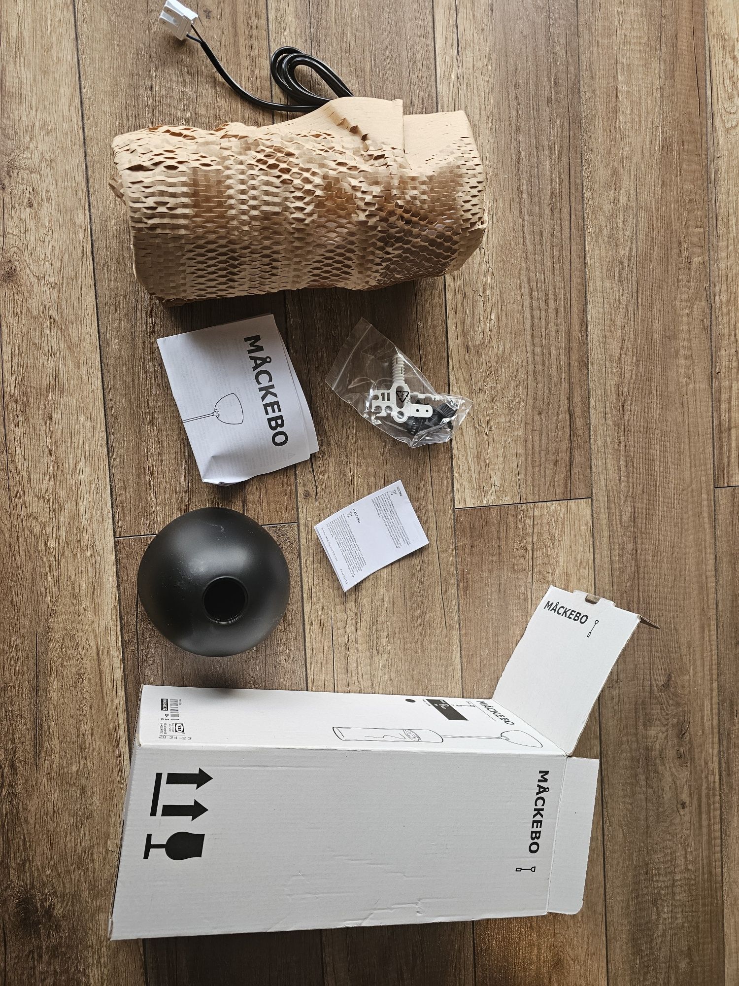 Lampa Mackebo Ikea  nowe