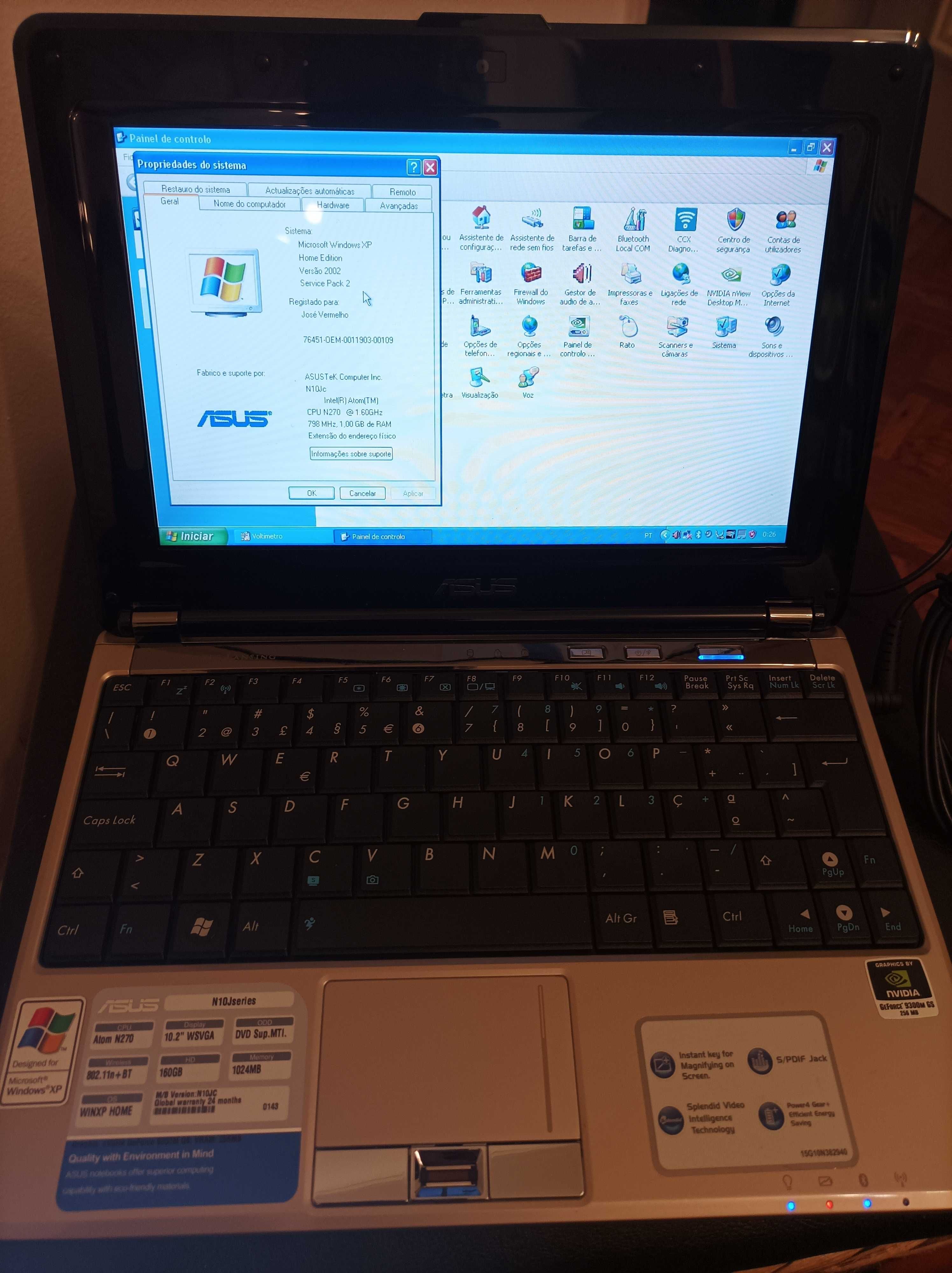 ASUS N10J como NOVO!