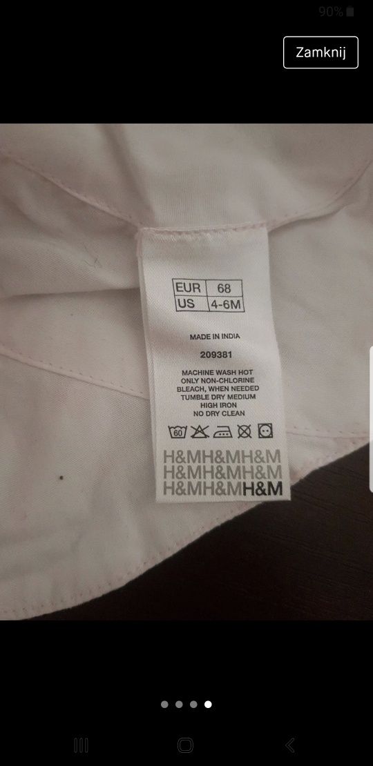 Czapka Kapelusz Kapelusik Wiosenny Dziewczęcy w Kwiaty Kwiatki H&M