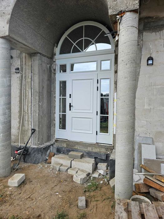 Drzwi Zewnętrzne drewniane, Villa Parkowa, Według Projektu Klienta