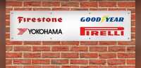 Baner plandeka 150x60cm Firestone Good Year Yokohama Pirelli