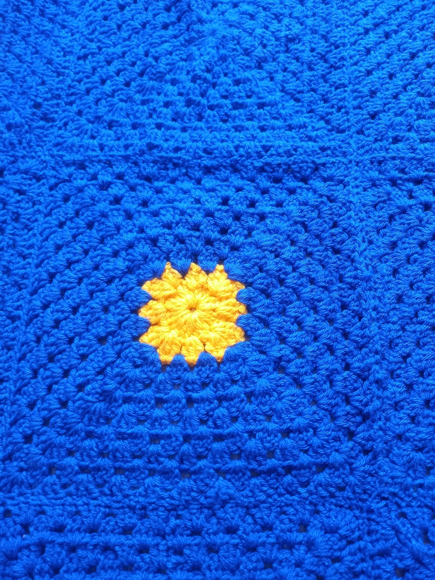 Narzuta koc pled 125x95 handmade
