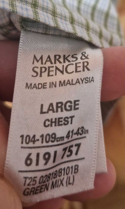 Koszula męska z krótkim rękawem | Marks & Spencer | Rozmiar L