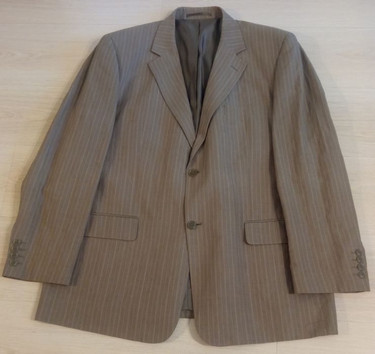 Garnitur męski lniany - nowy