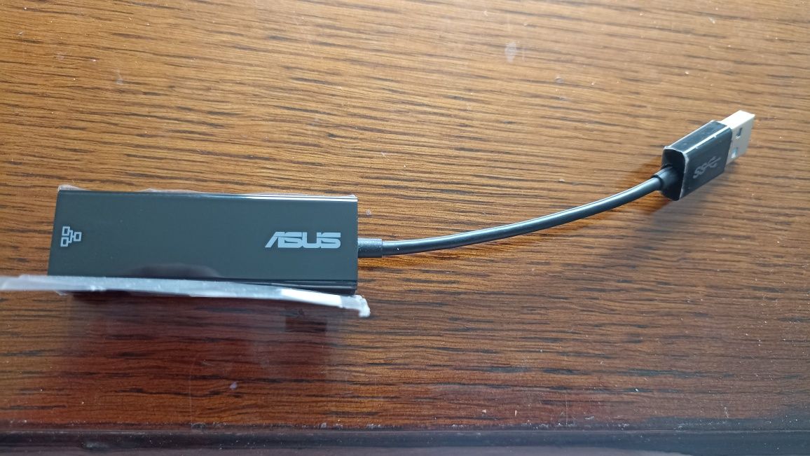 Сетевая карта USB asus. Кабель в подарок.