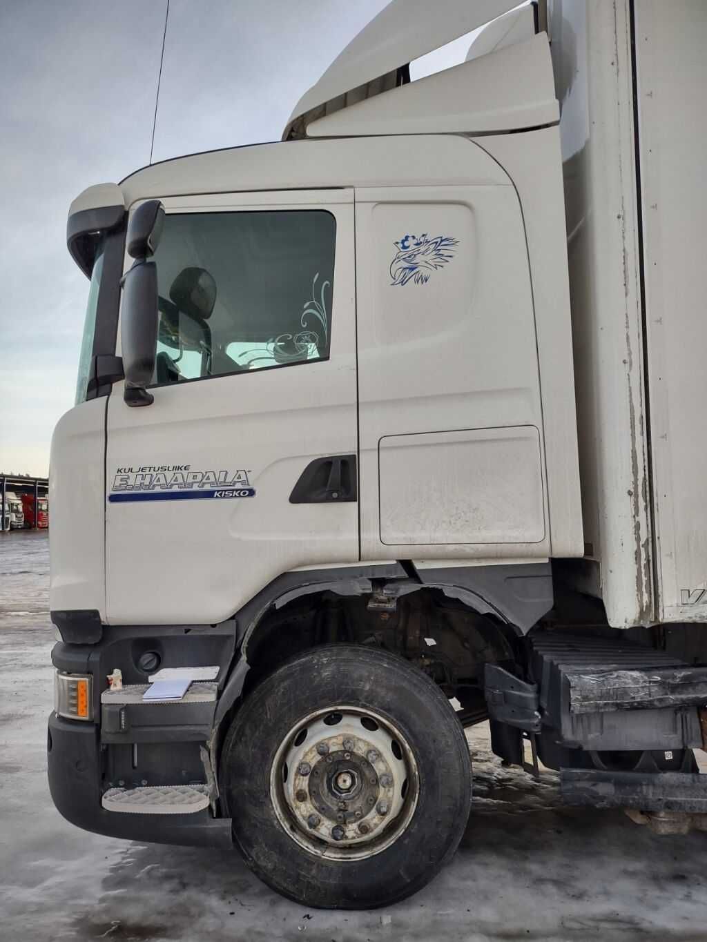 scania r500 kontener izoterma stan bdb orginalny przebieg 750000tys km