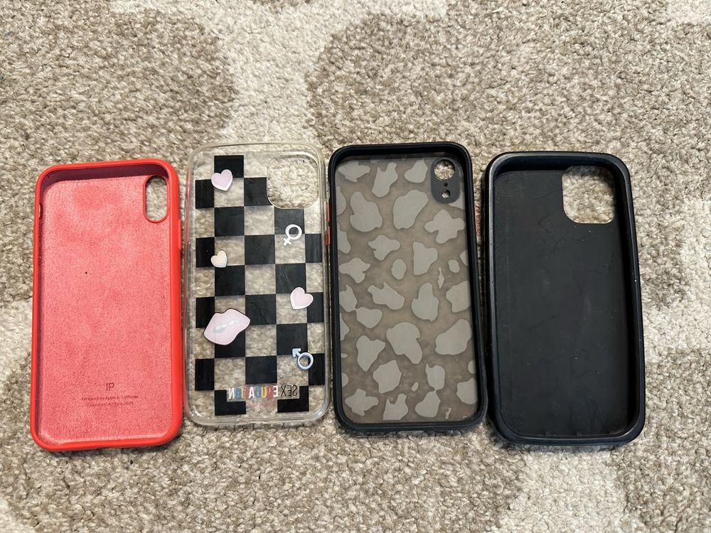 zestaw 4 etui na iPhone Xr