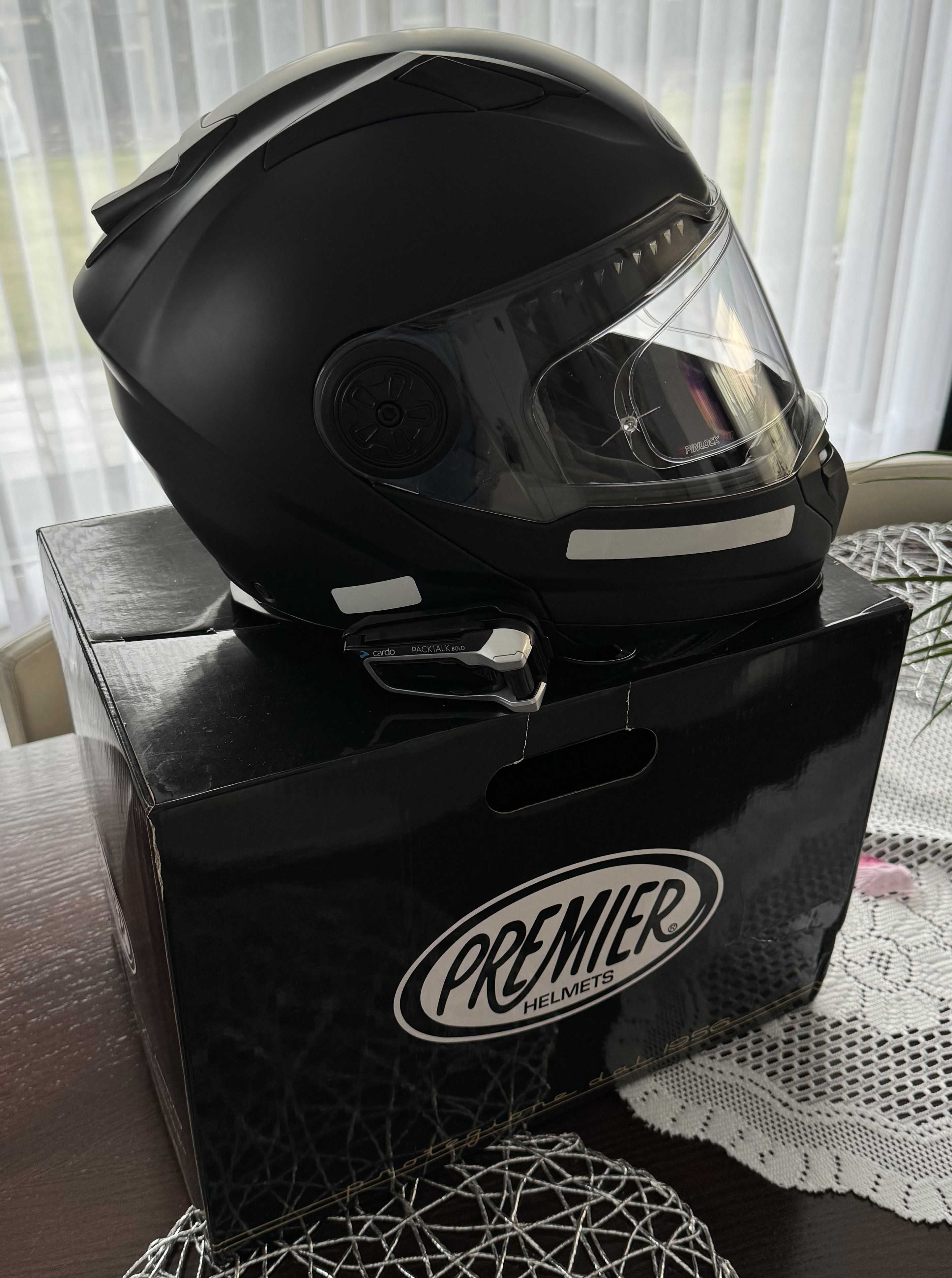 Kask motocyklowy XL szczękowy Premier