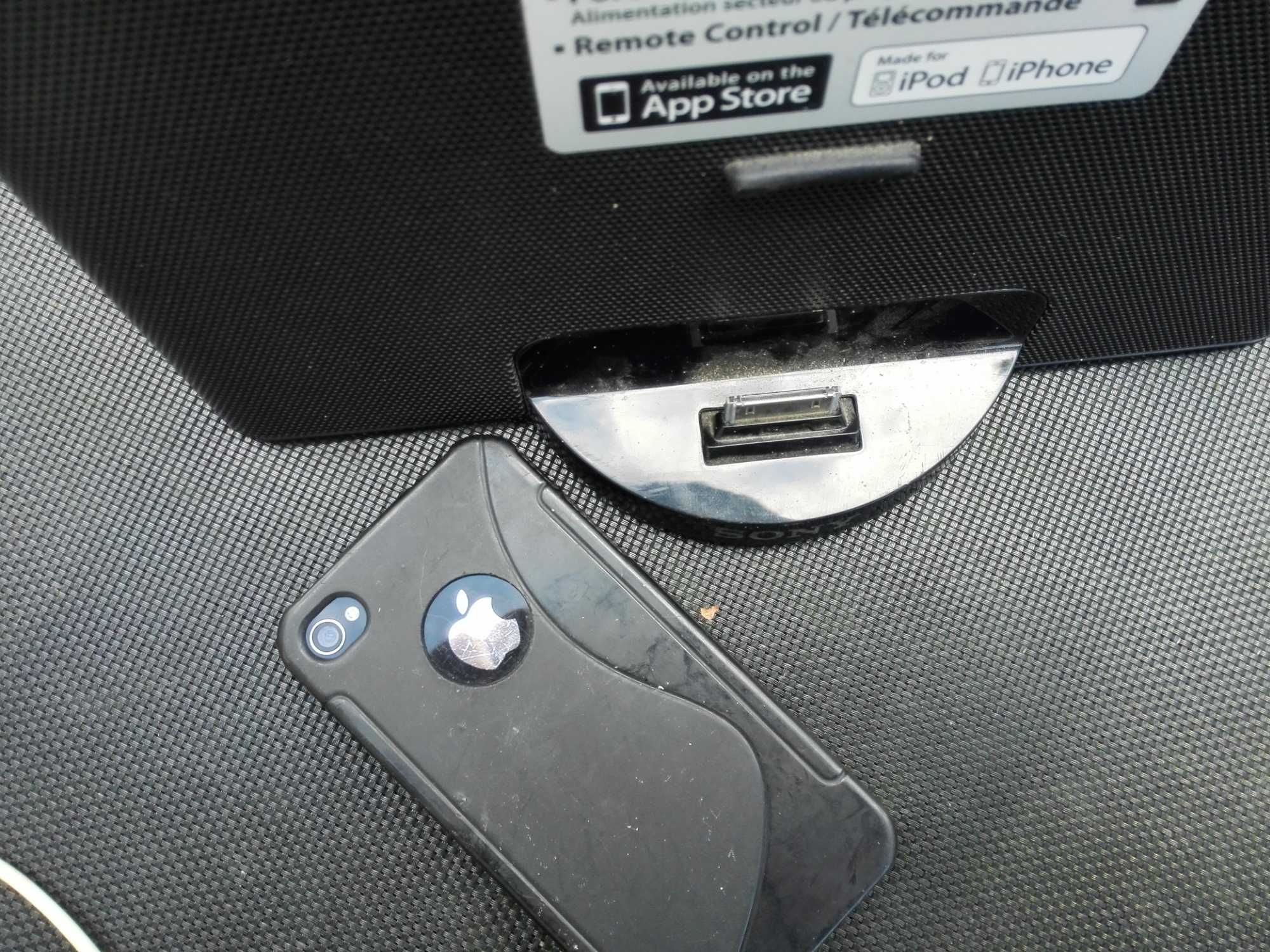 Iphone 4 stacja dokująca sony RDP m7ip