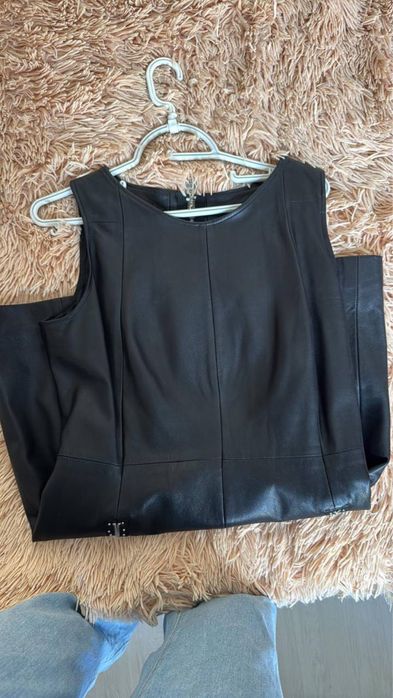 Сарафан шкіряний. Сарафан. Кожа. Плаття