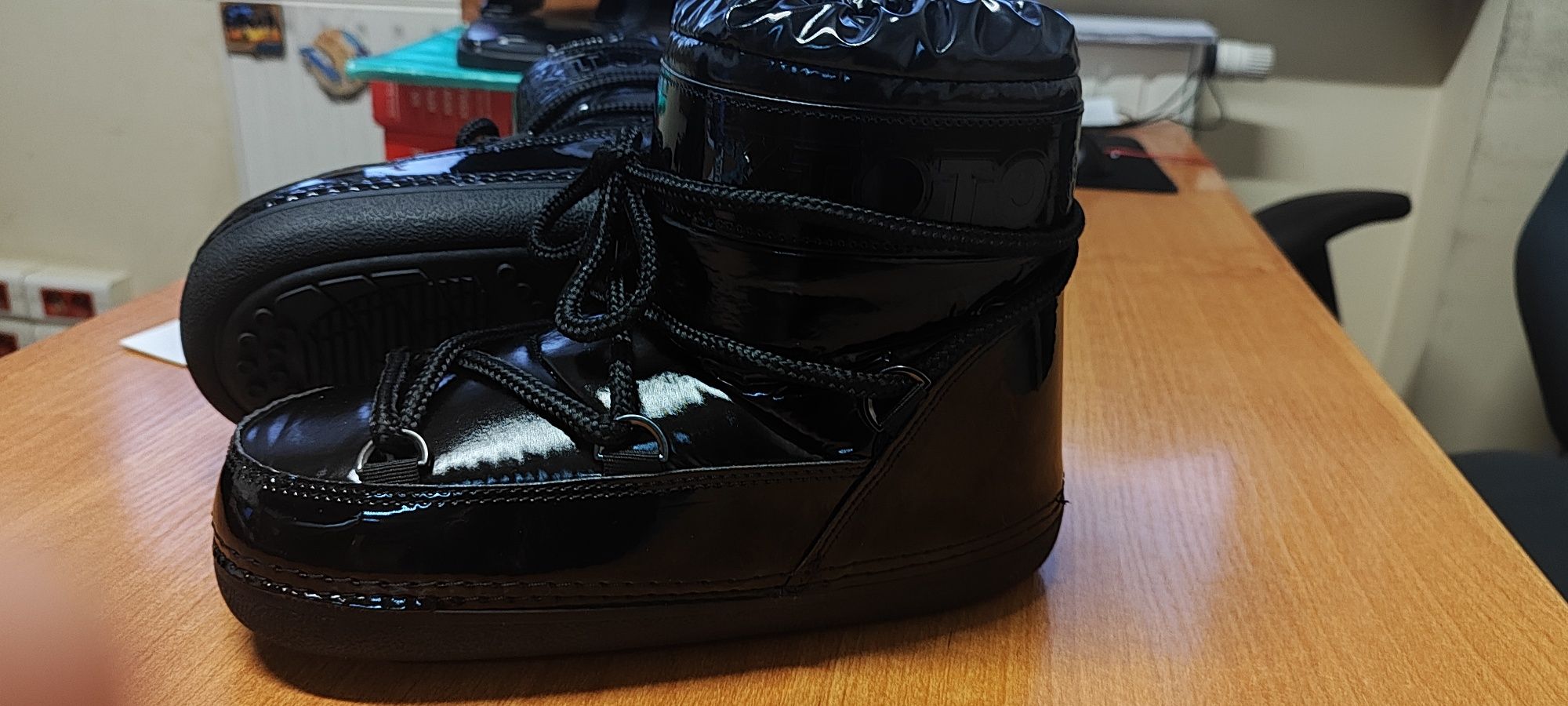 Hit buty boots śniegowce platforma jak Moon lakierowane r. 38/39 25 c