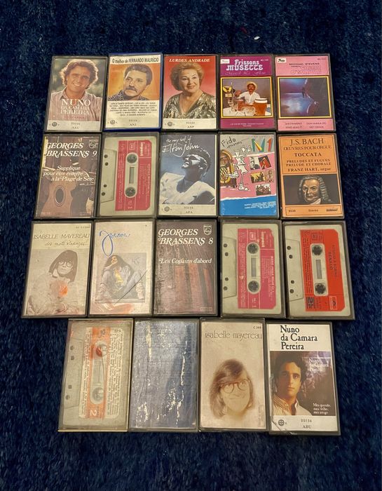 K7’s Áudio originais (€10 a coleção)