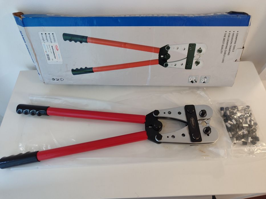 Alicate de cravar terminais Olhal 10.0 - 120mm²