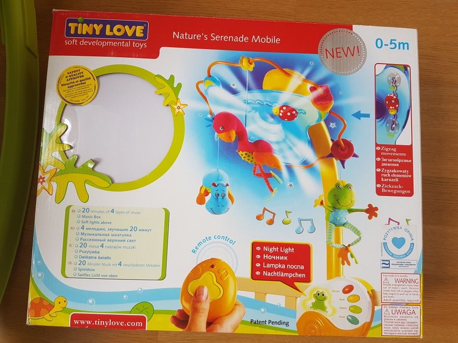 Zestaw dla niemowlaka Fotelik bujaczek fisher price karuzela tiny love