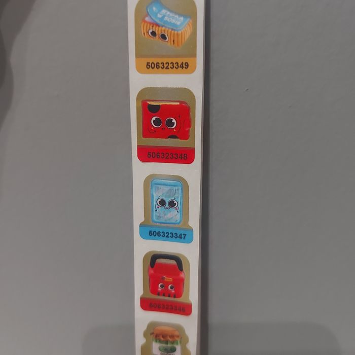 Zestaw naklejek z Biedronki