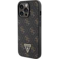 Etui Guess 4G Triangle Metal Logo Na Iphone 15 Pro - Czarne
