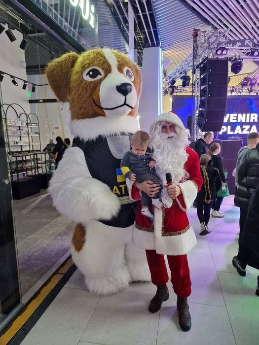 Привітання Ведмедика,Панда, Зайка, Пес патрон, стриптизер/ка