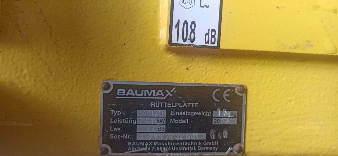 Здам в оренду вібро плиту BAUMAX