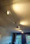 Lampa halogenowa na linkach