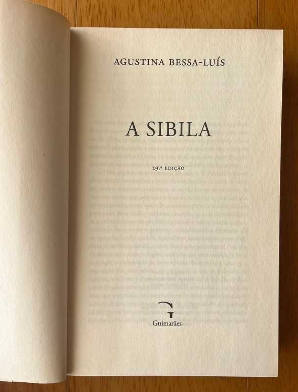Livro "A Sibila" de Agustina Bessa-Luís