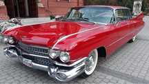 Zabytkowe auta do ślubu : FORD MUSTANG, CADILLAC, Radiowóz, Fiat 125p