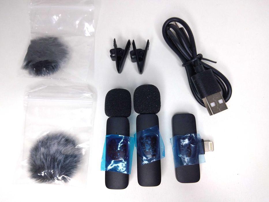 Mikrofon Krawatowy + Odbiornik IOS-NOWE!