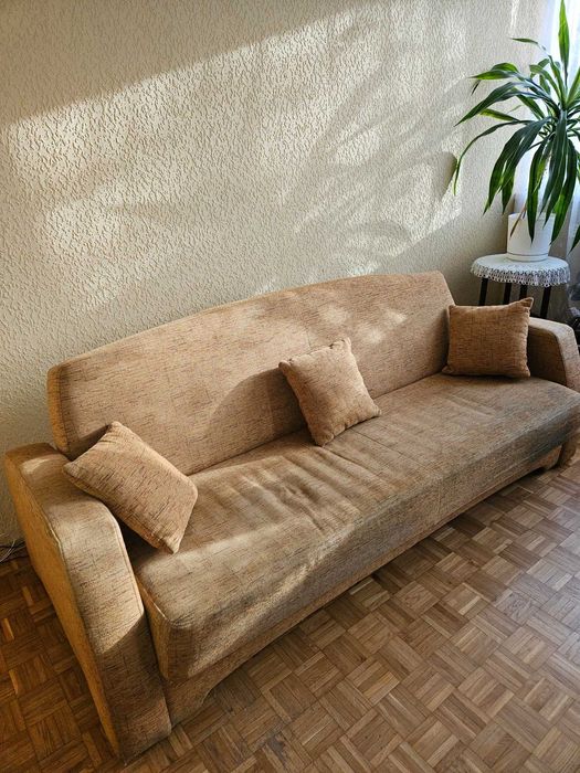 Wersalka rozkładana wraz z 2 fotelami - do oddania za darmo